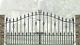 Wrought Iron Ornate Metal Garden Entry Driveway Gates-10ft(3048mm) Opening