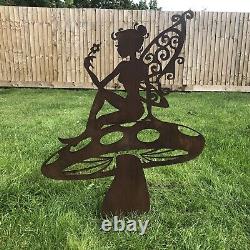 XL Metal Fairy, Garden Decoration, Metal Art, Uk Made with Fast Delivery