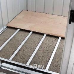 Yardmaster Apex Metal Garden Shed, 10 x 13 with Steel Floor Support Frame