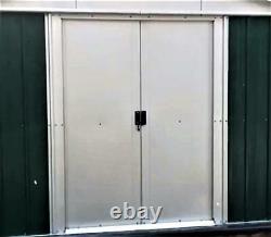 Yardmaster the NO. 1 Emerald Deluxe Apex Metal Garden Shed Size 6'8x 4'6