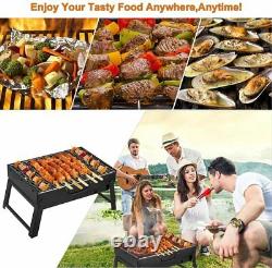2021 Portable Bbq Barbecue Steel Charcoal Grill Outdoor Garden Party Fold Stove