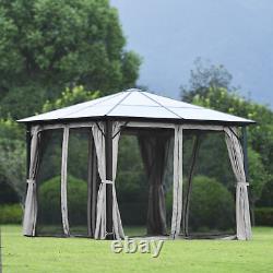 3x3m En Aluminium Lourd Pergola Gazebo Canopy Pavilion Patio Garden Party Tent