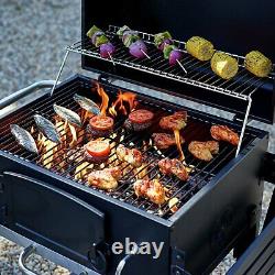 Argos Home American Style Steel Ajustable Charcoal Tray Outdoor Garden Bbq