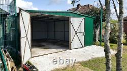 Big Storage 17x22ft Garage Tough Moto Shed Secure Steel Garden Workshop