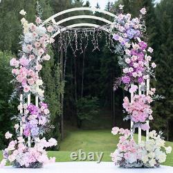 Cérémonie de mariage Cadre d'arche de jardin en métal pour stand de pergola extérieur