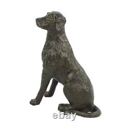 Duc le chien Ornement de jardin en métal bronze