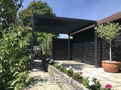 Galaxy Style Toit Pergola Sunshadehot Canopy, Jardin Permanent Gazebo Auvent