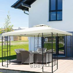 Grand Gazebo 3x3 Waterproof Pergola Metal Garden Pavilion Canopy Shelter Outdoor