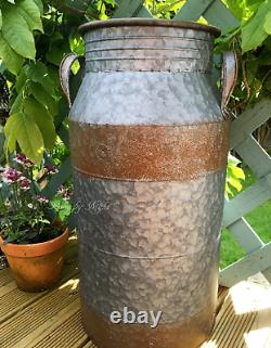 Grand Vintage Style Lait Churn Tall Garden Planter Plant Pot Container Nouveau