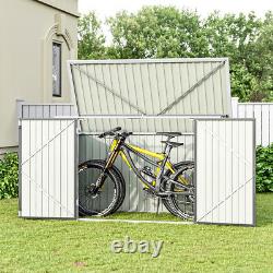 Grand jardin Boîte de rangement verrouillable pour outils de vélo Boîte de rangement pour poubelle extérieure XL UK