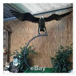 Handcrafted Métal Grand Flying Eagle Sculpture / Statue Belle / Art Jardin