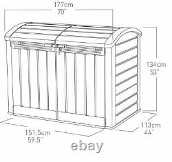 Keter Store It Out Ultra Garden Lockable Storage Bike Shed 177 X 134cm XXL Taille