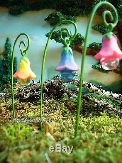 Miniature Fairy Garden Glow Fleurs Mg 38 Sm Pick 3 Assorti Phosphorescent