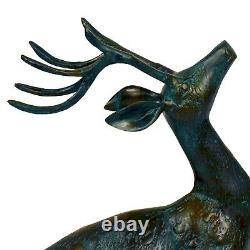 Ornements De Jardin En Métal De Deer Bronze Statues