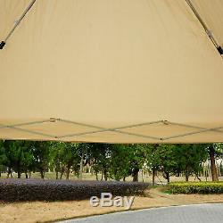 Outsunny 3 X 3m Gazebo Canopy Pop Up Tente Mesh Écran Jardin Extérieur Ombre Mesh