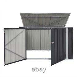 Panana Metal Grand Stockage Jardin Shed Bike House Unité Outils Bicycle Store