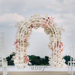 Structure robuste en métal de 3 pôles pour arche de mariage support de fleurs cadre de porte fond de jardin