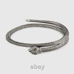 Tout nouveau bracelet unisexe en métal Gucci Garden Snake d'une valeur de 650 £.