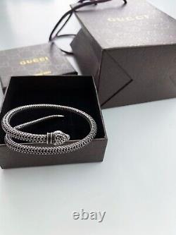 Tout nouveau bracelet unisexe en métal Gucci Garden Snake d'une valeur de 650 £.