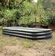 Vegega Outdoor Metal Levée Garden Bed Planter Galvanized Box Cultiving Box Uk