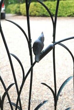 Vente. Porte En Métal Avec Oiseaux. Aluminium Moulé. Porte De Jardin