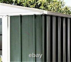 Yardmaster Le N ° 1 Emerald Deluxe Apex Metal Garden Shed Taille 6'8x 4'6