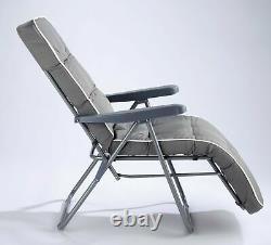 Zero Gravity Sun Louncer Deck Chair Garden Outdoor Recliner Patio Bed Nouveau