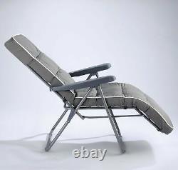 Zero Gravity Sun Louncer Deck Chair Garden Outdoor Recliner Patio Bed Nouveau